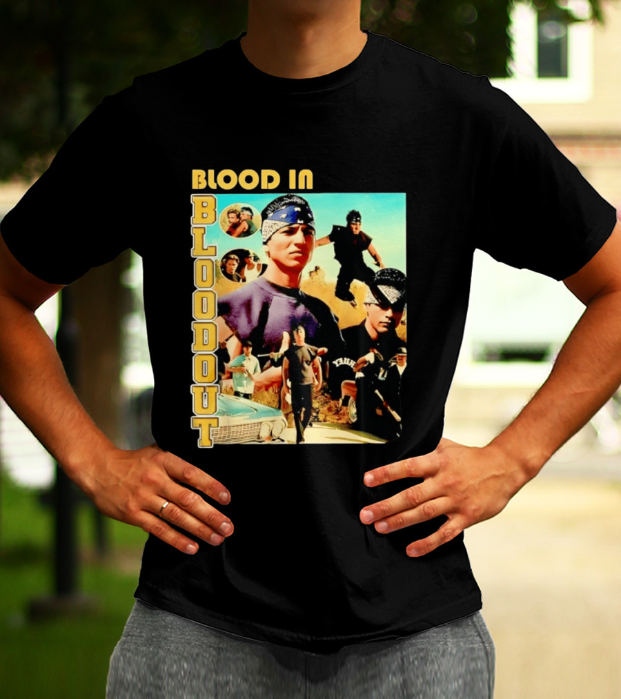 Blood In Blood Out 90s Cult Classic Movie T-Shirt