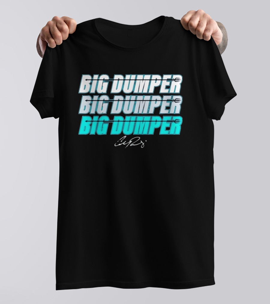 Cal Raleigh Big Dumper Seattle Mariners Baseball Signature T-Shirt