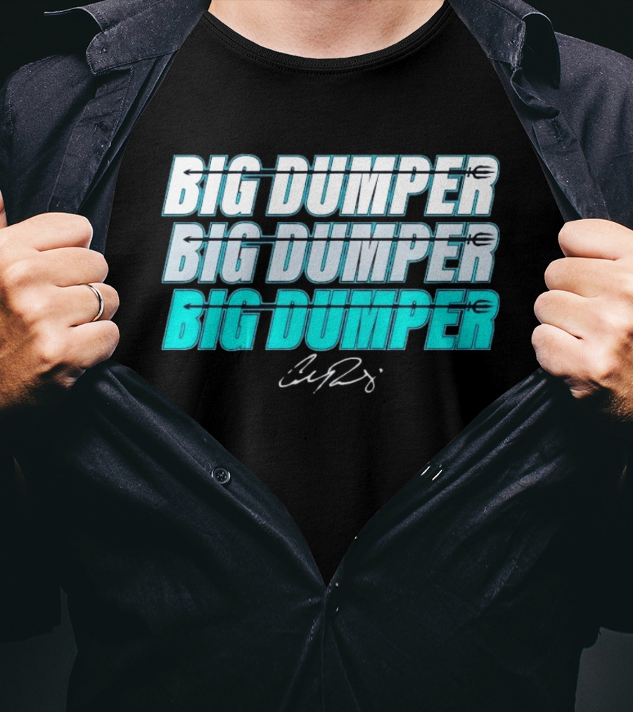 Cal Raleigh Big Dumper Seattle Mariners Baseball Signature T-Shirt