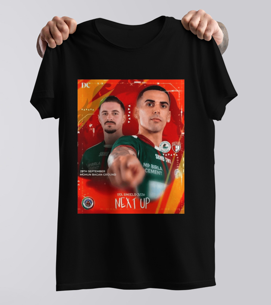 IFA Shield 2026 Mohun Bagan Super Giant Vs NorthEast United FC 29th September Mohun Bagan Ground T-Shirt