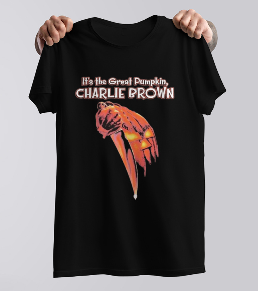 It's The Great Pumpkin Charlie Brown Horror Slasher T-Shirt