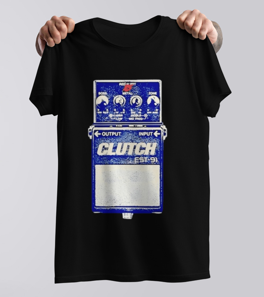 Boss Metal Zone Clutch Est 91 Rock Music Pedal T-Shirt