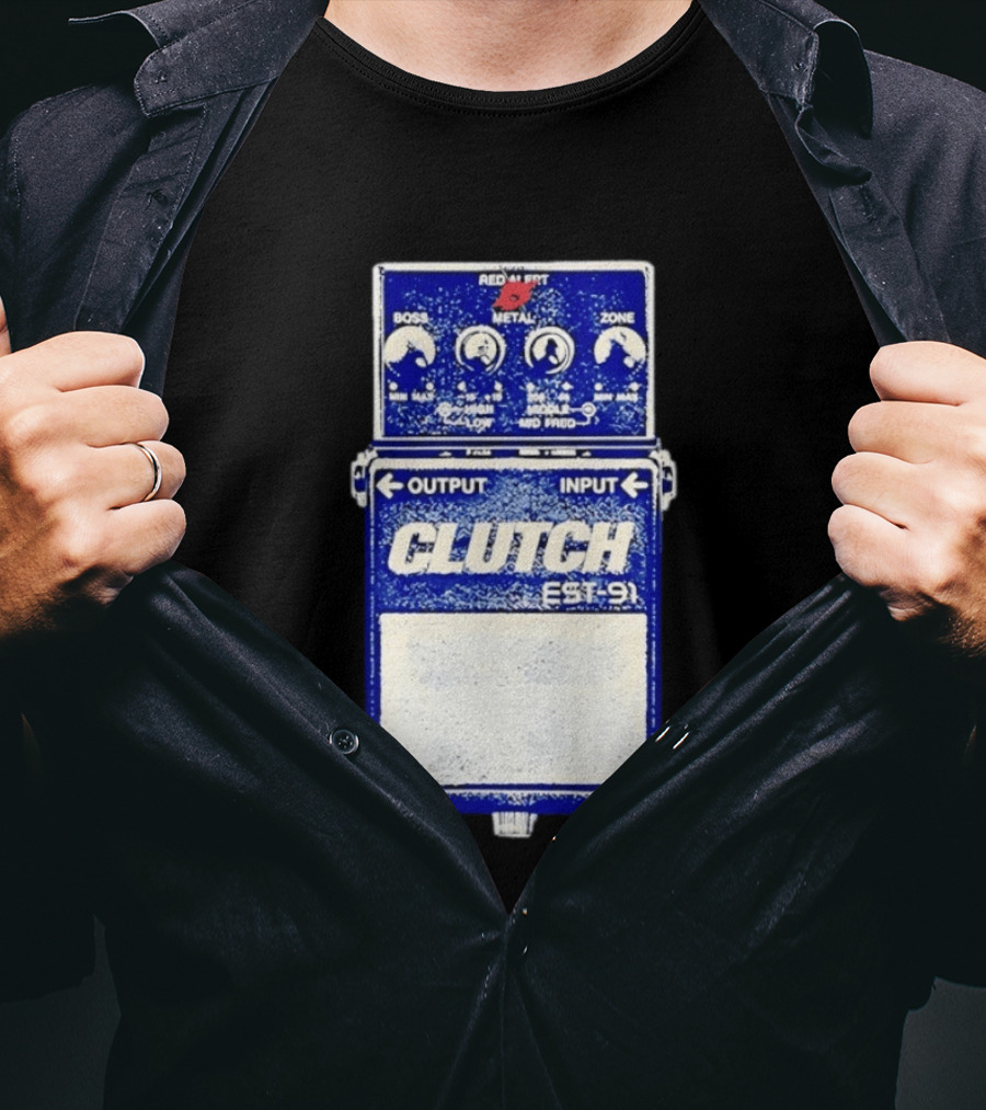 Boss Metal Zone Clutch Est 91 Rock Music Pedal T-Shirt