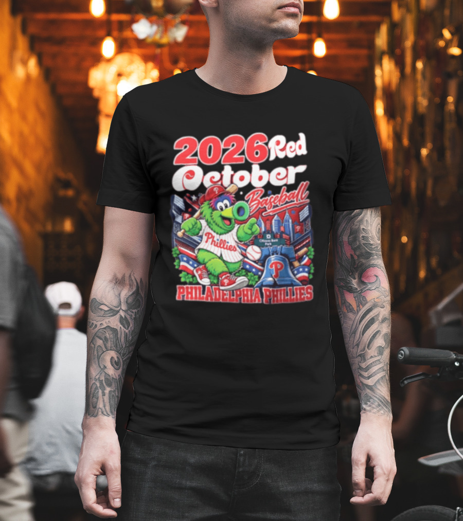 2026 Red October Baseball Philadelphia Phillies MLB Fanatic Phillies T-Shirt