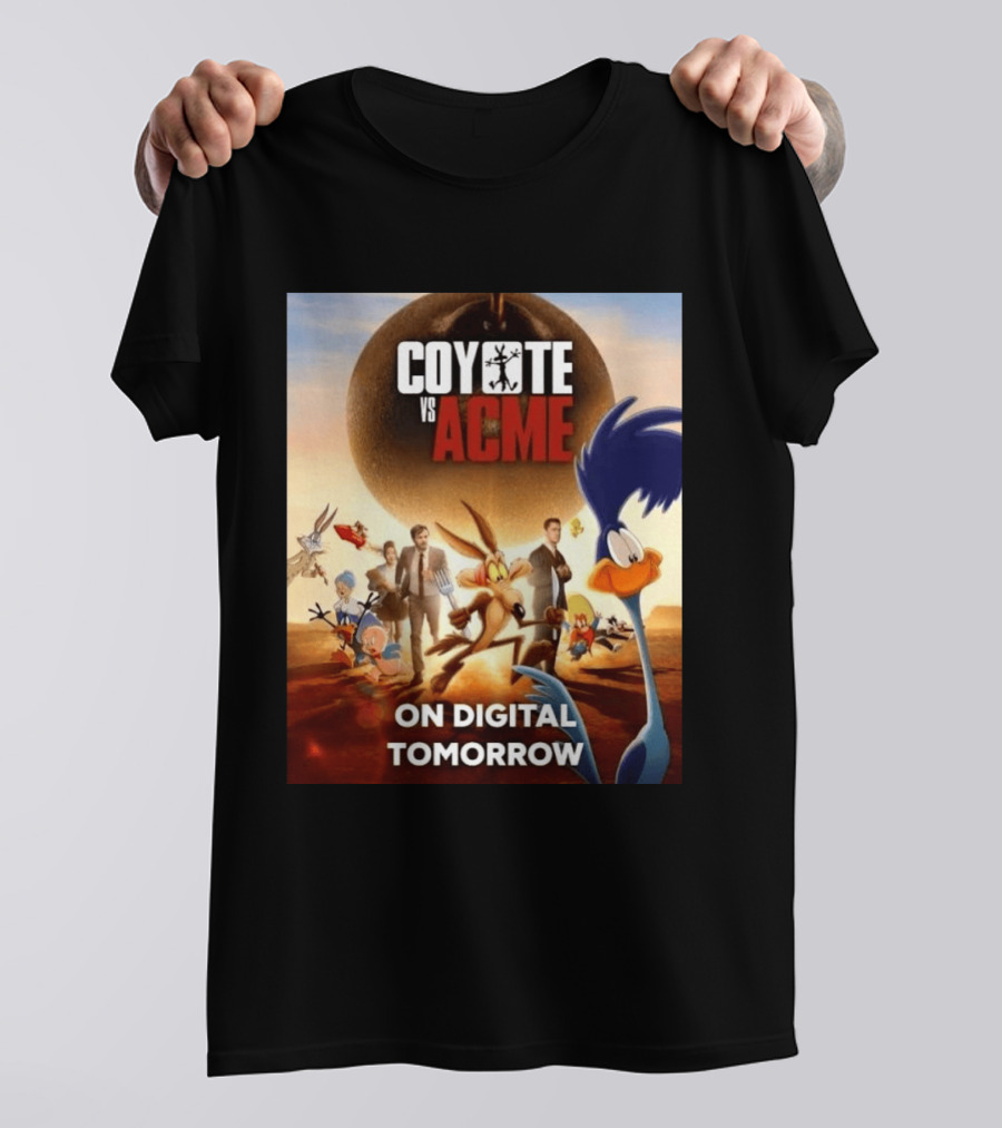 Coyote Vs Acme Digital Release Featuring Iconic Looney Tunes Characters T-Shirt