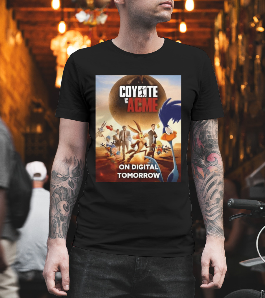 Coyote Vs Acme Digital Release Featuring Iconic Looney Tunes Characters T-Shirt