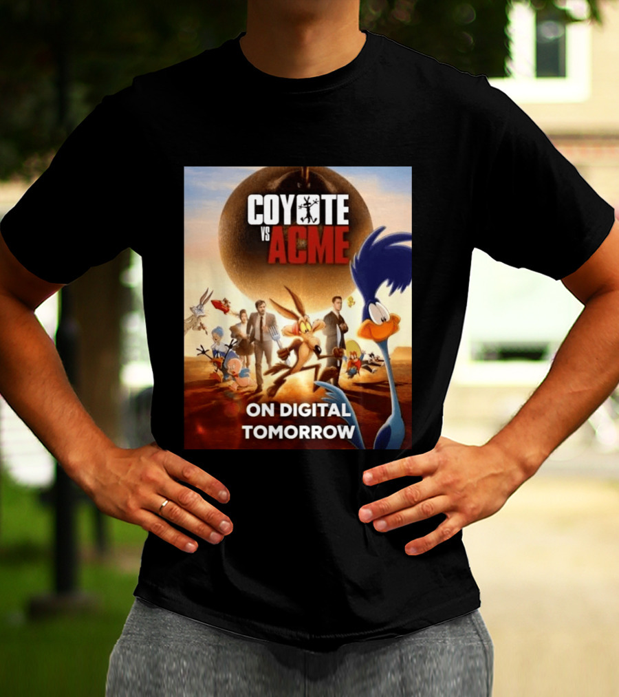 Coyote Vs Acme Digital Release Featuring Iconic Looney Tunes Characters T-Shirt