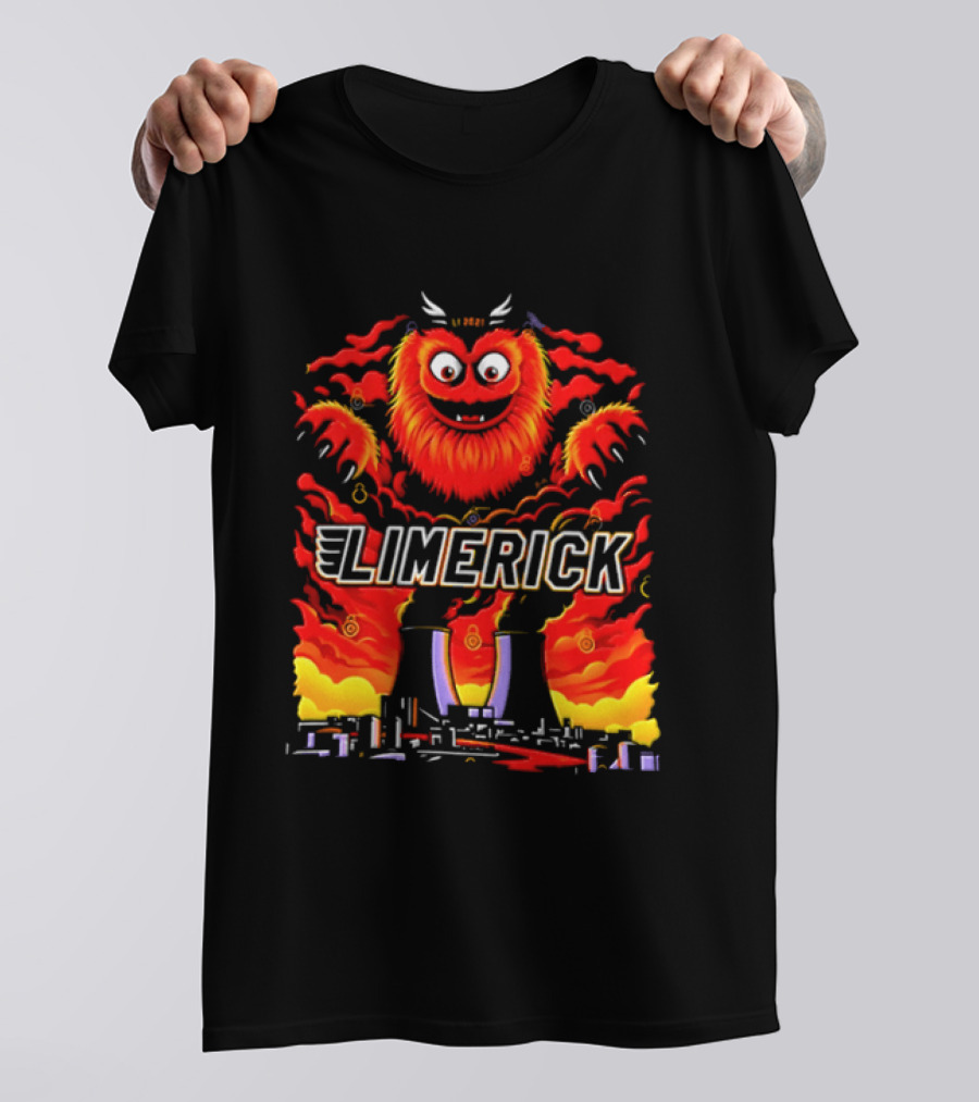 Limerick Gritty Philadelphia Flyers Mascot Hockey 2026 Vintage Plush T-Shirt