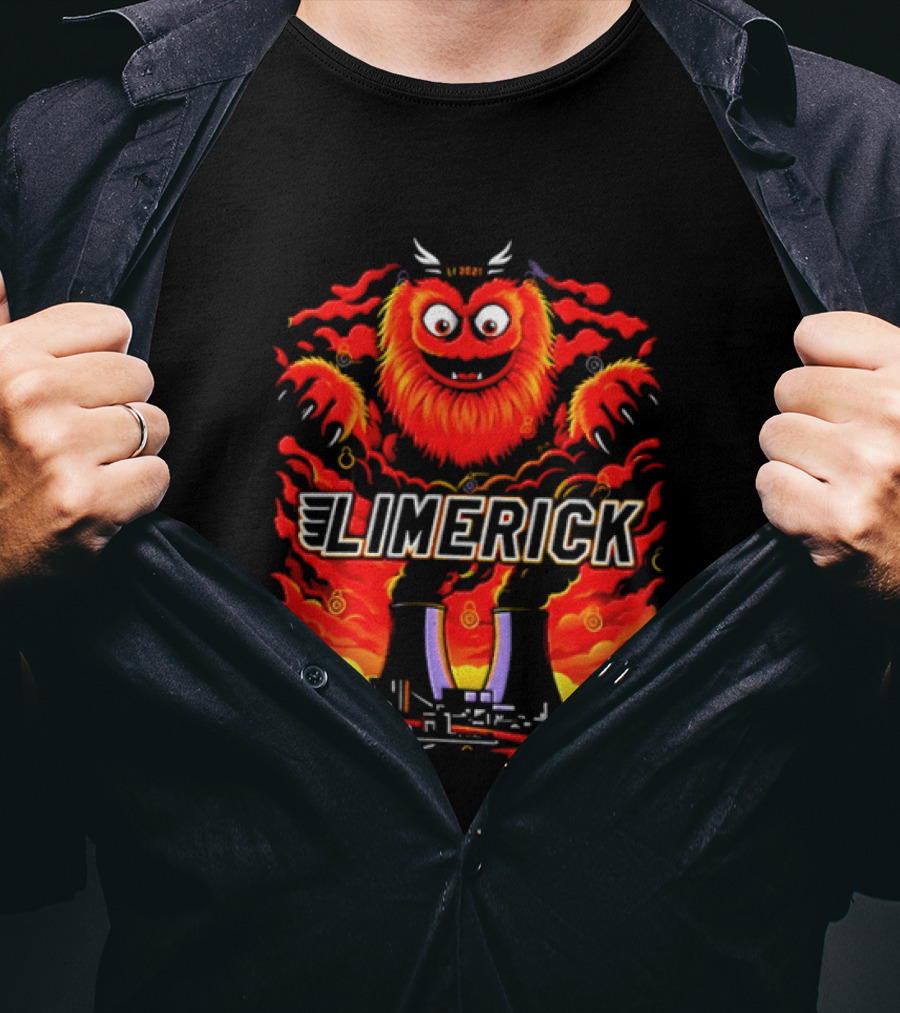 Limerick Gritty Philadelphia Flyers Mascot Hockey 2026 Vintage Plush T-Shirt
