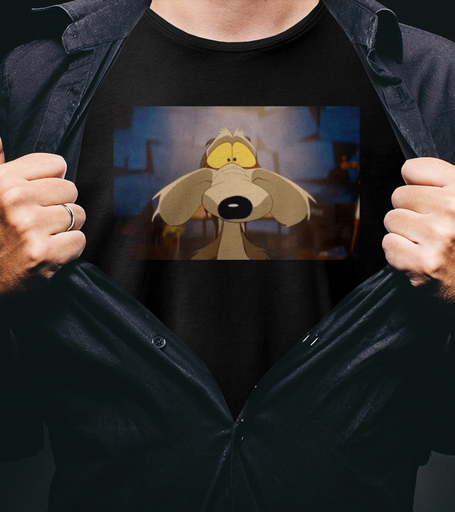 Coyote Vs Acme Release On Digital Tomorrow Animated Character Image T-Shirt