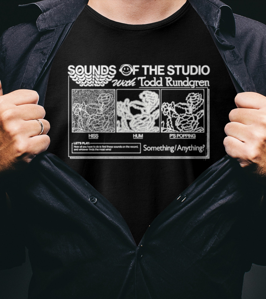 Sounds Of The Studio Todd Rundgren Something Anything Retro 1972 Pop Rock Music Album T-Shirt