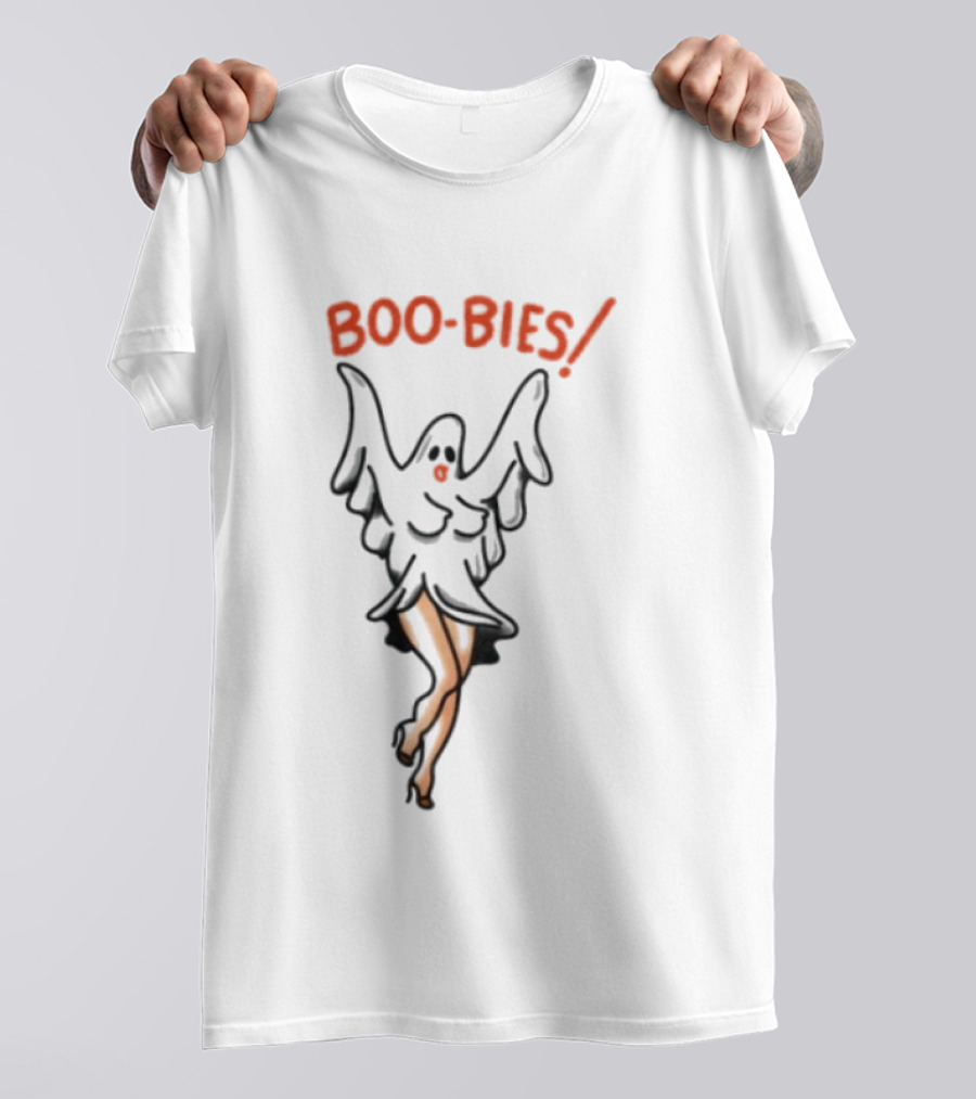 Boo Bies Halloween Ghost Pin Up Spooky T-Shirt