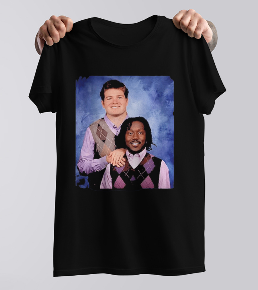 Drake Maye AJ Brown Step Brothers Movie T-Shirt