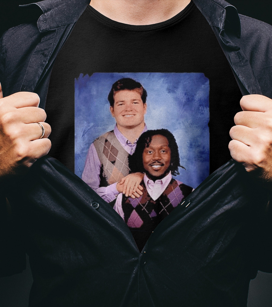 Drake Maye AJ Brown Step Brothers Movie T-Shirt