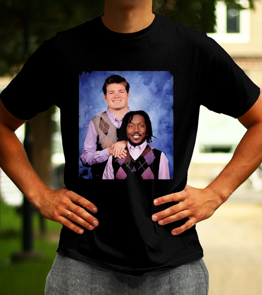 Drake Maye AJ Brown Step Brothers Movie T-Shirt