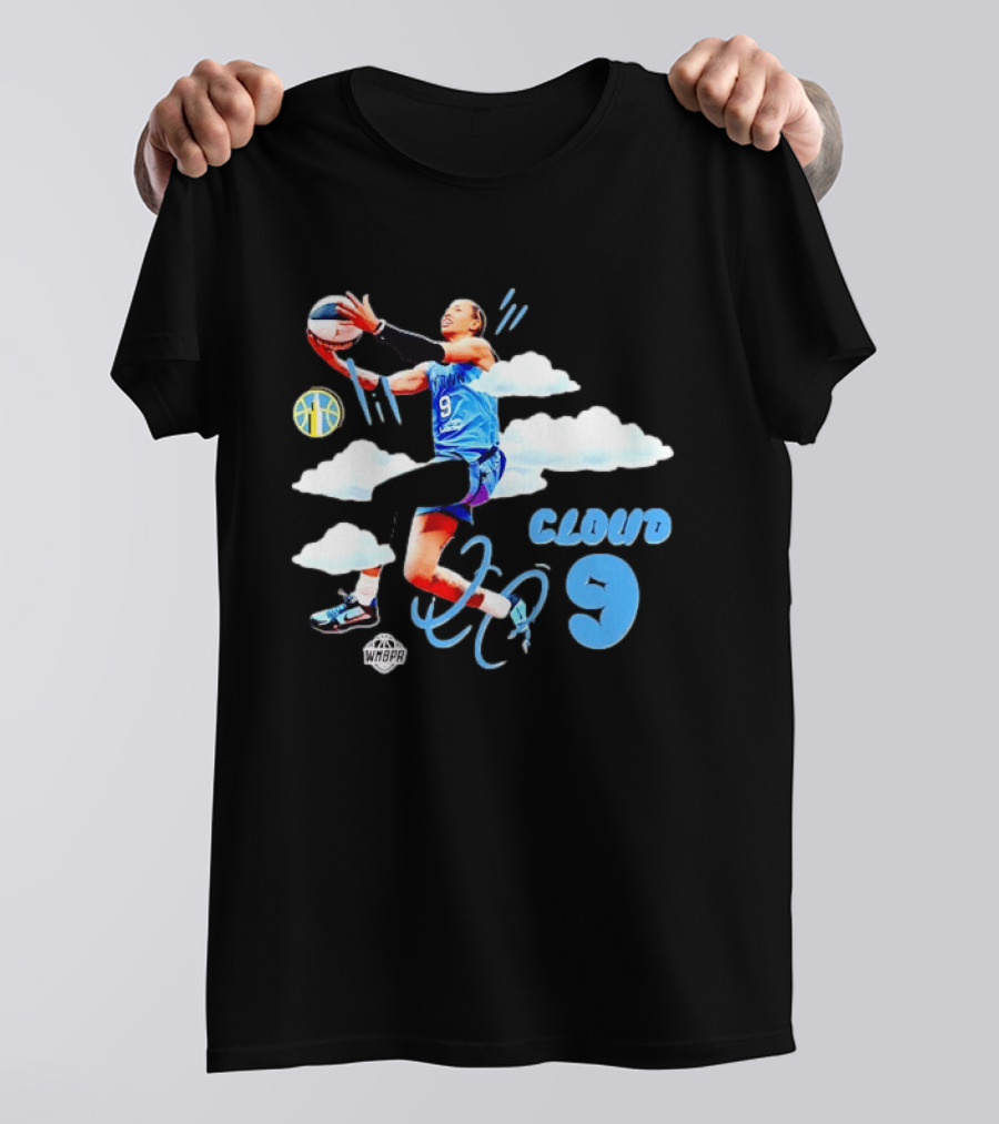 Natasha Cloud 9 Chicago Sky WNBA Basketball T-Shirt