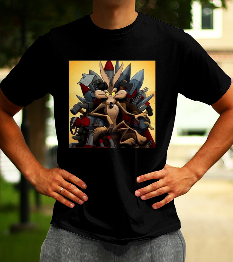 Wile E. Coyote Acme Rockets Digital Release Tomorrow T-Shirt