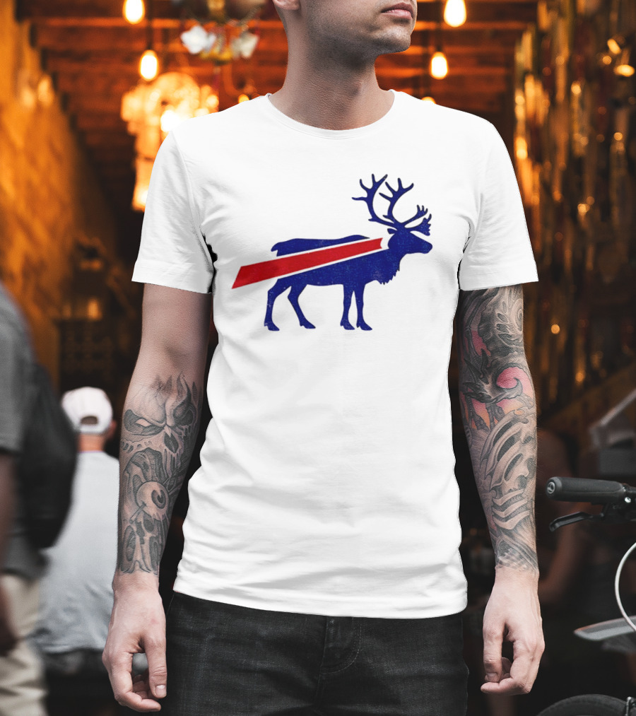 Buffalo Bills Reindeer Christmas Edition T-Shirt