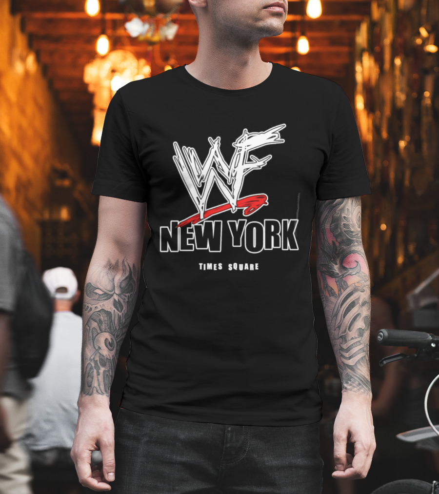 WWF New York Times Square Wrestling Federation T-Shirt