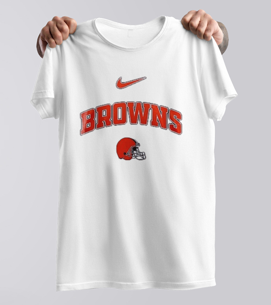 Nike Cleveland Browns Helmet Browns Resist For Freedom T-Shirt