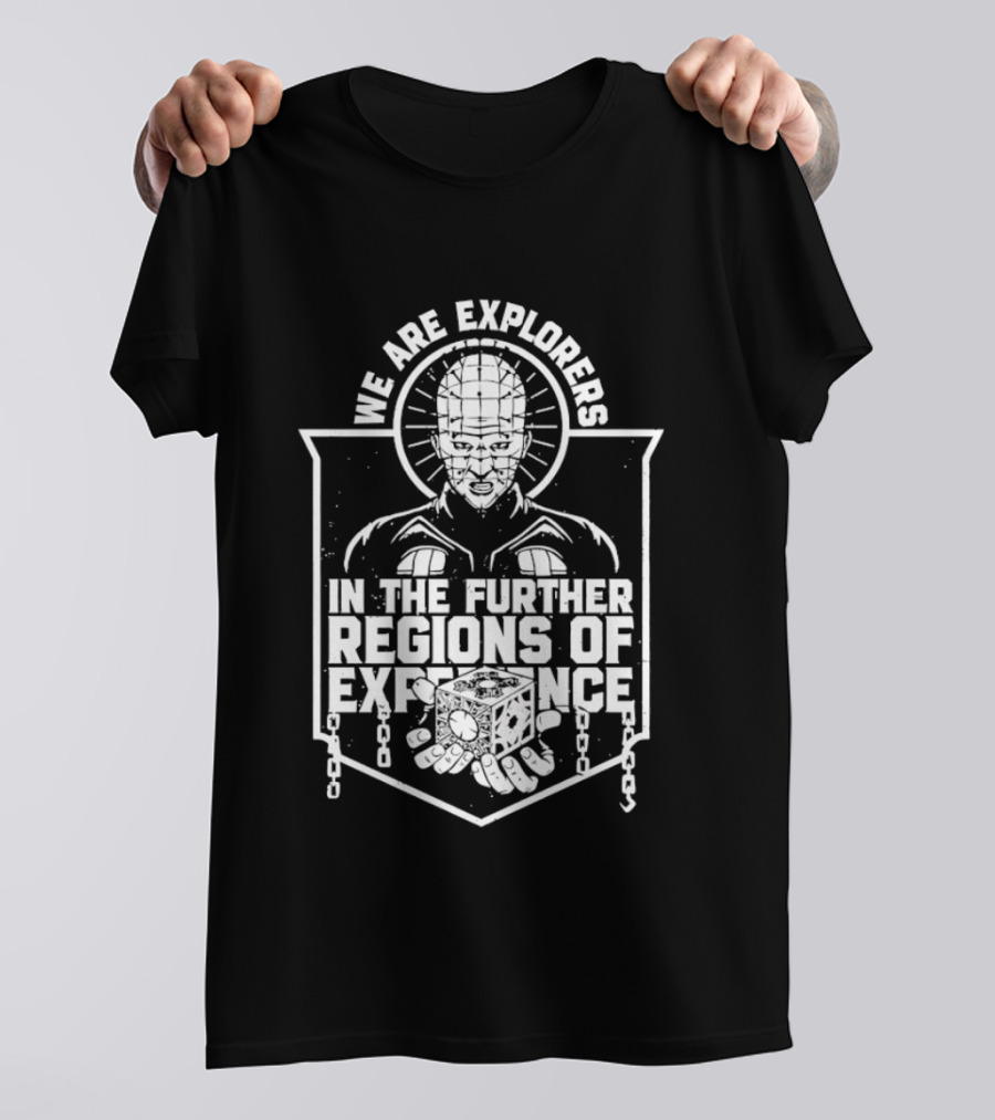 We Are Explorers Pinhead Further Regions Of Experience Chains T-Shirt