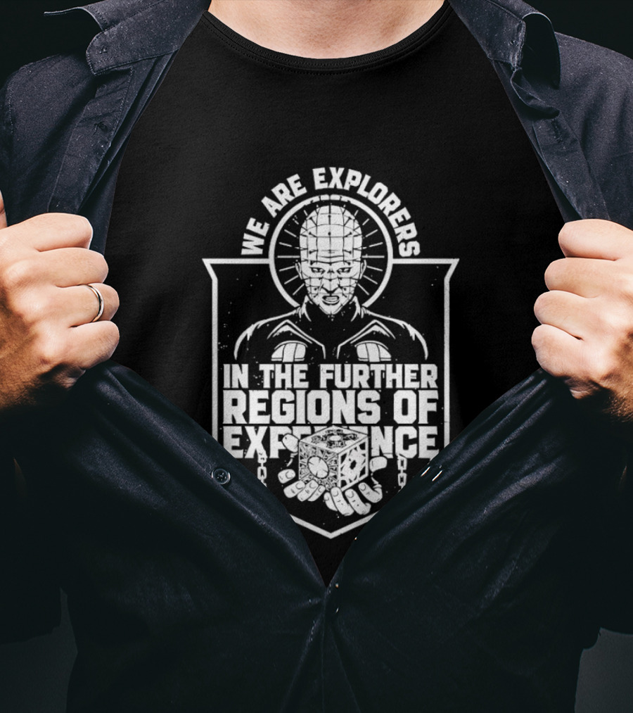 We Are Explorers Pinhead Further Regions Of Experience Chains T-Shirt