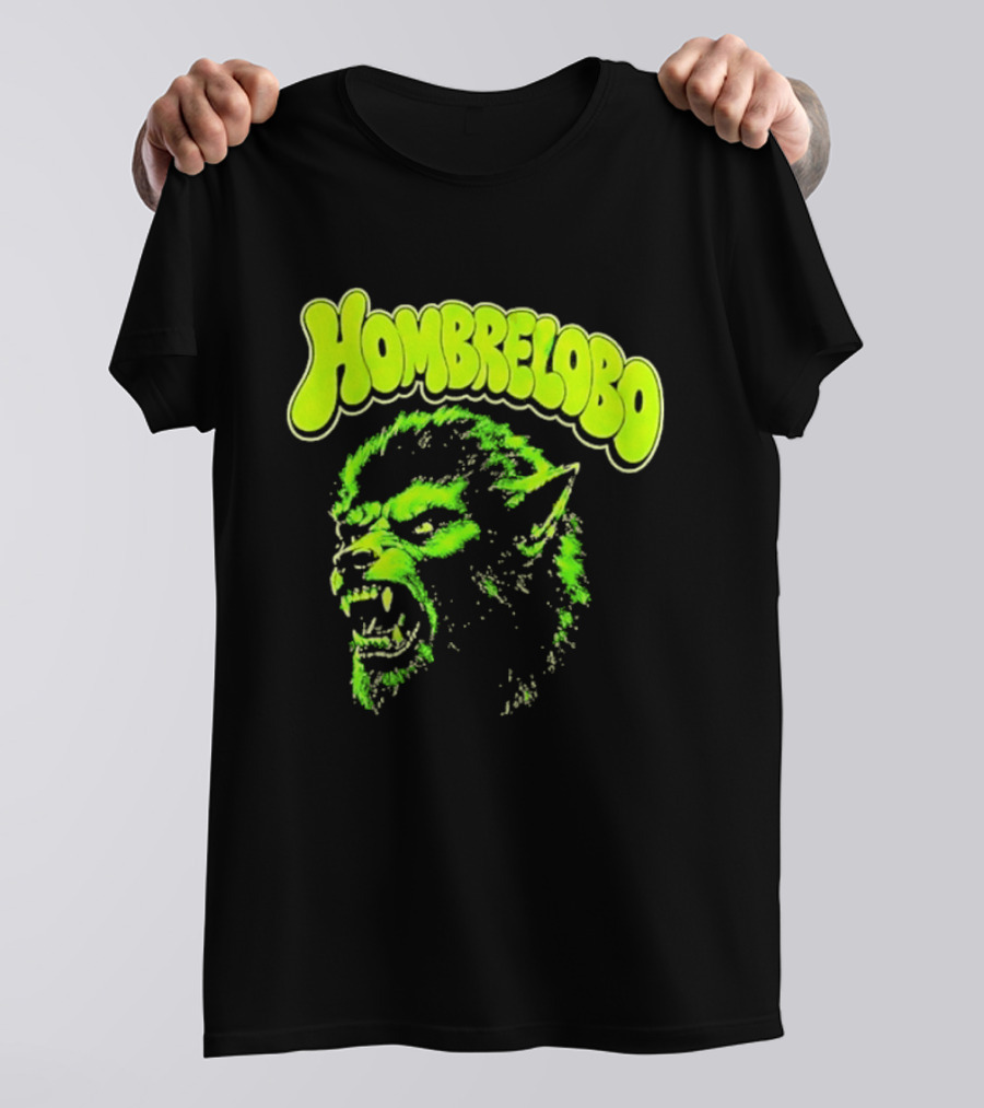 Hombrelobo Werewolf Neon Green Horror T-Shirt