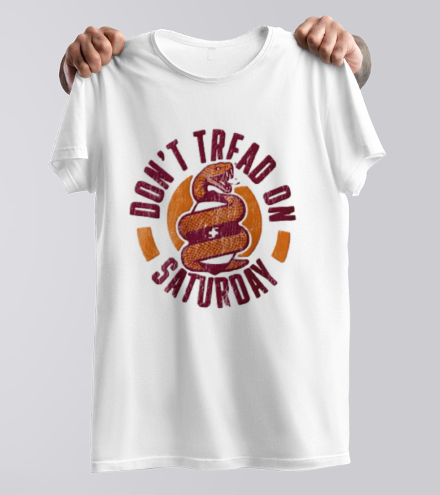 Don't Tread On Saturday Snake T-Shirt