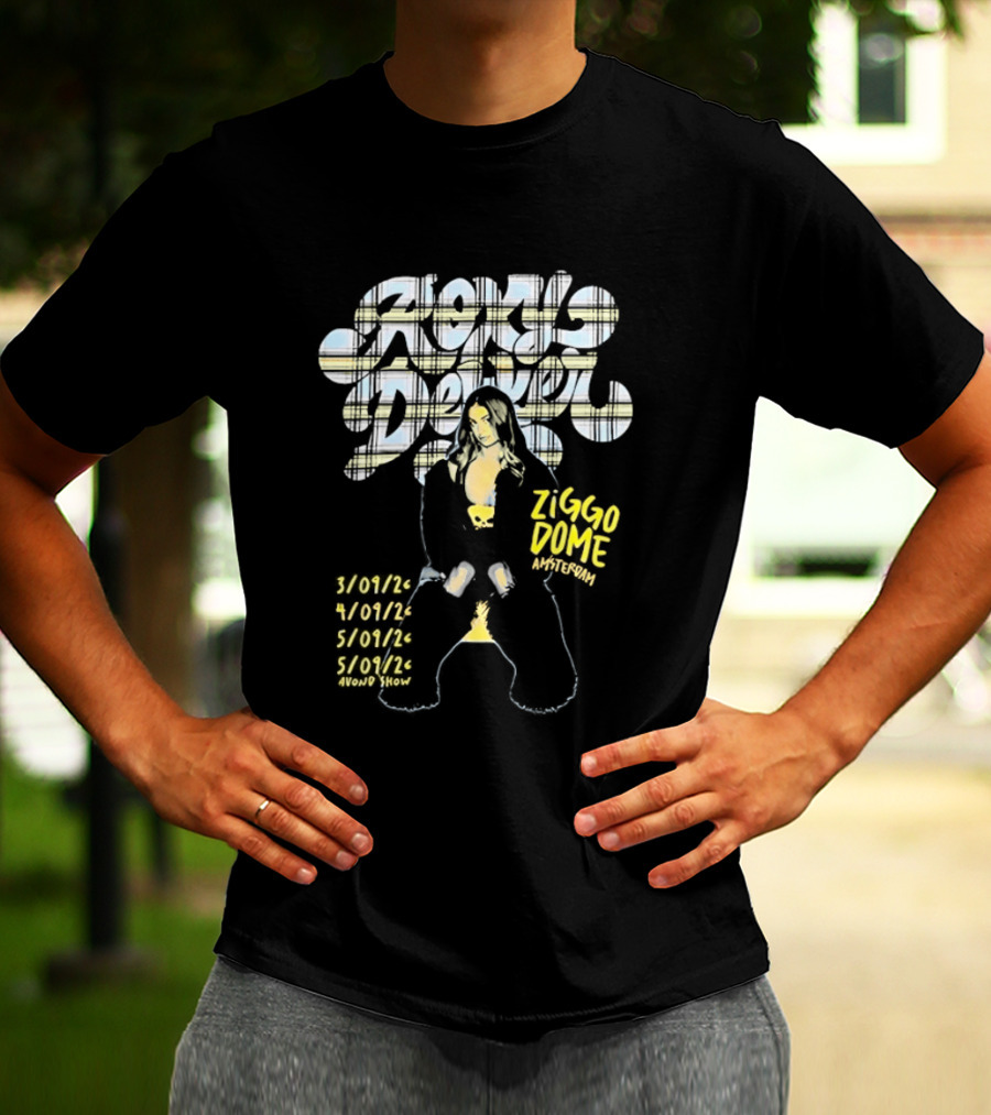 Roxy Dekker Ziggo Dome Amsterdam Concert Tour Dates 3/01/24 4/01/24 5/01/24 New Show T-Shirt