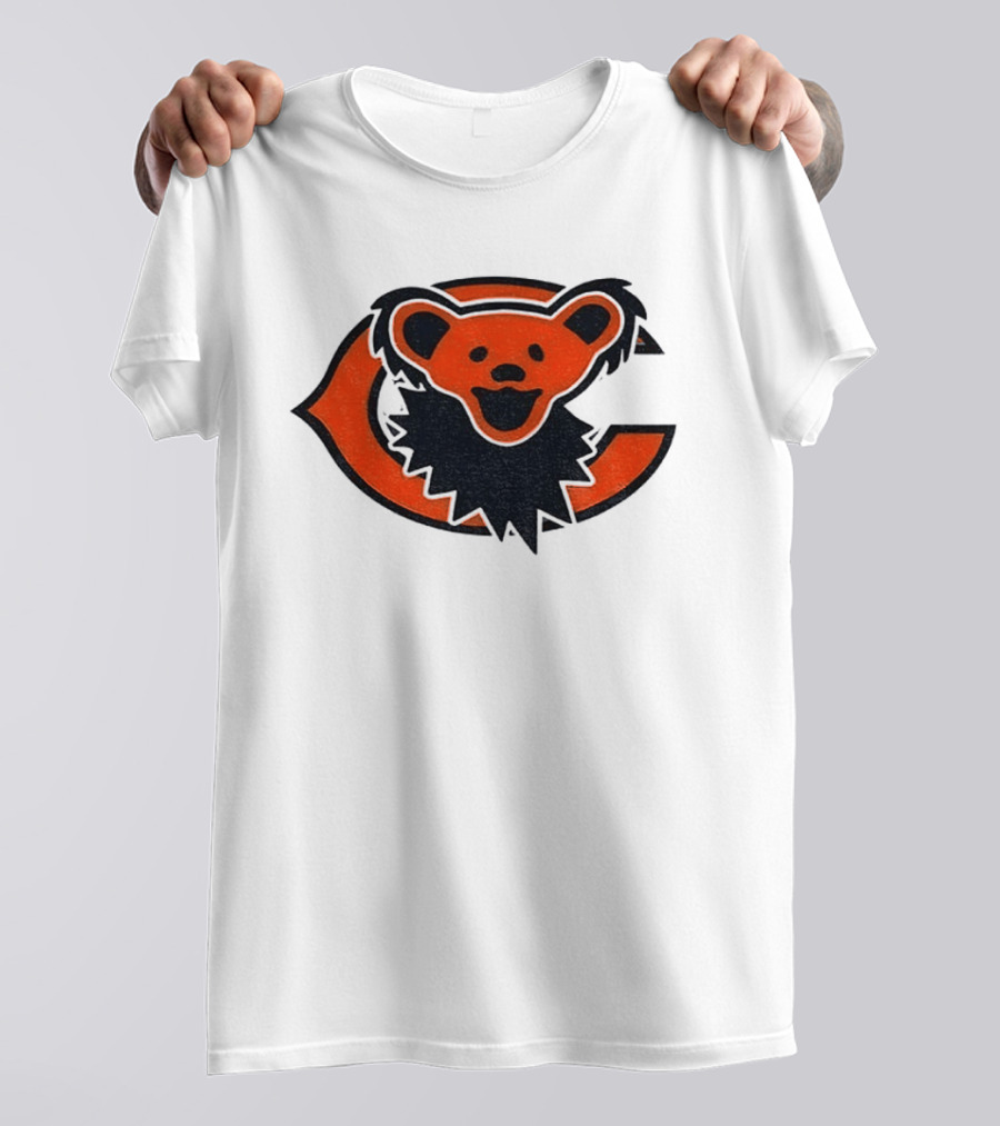 Chicago Bears Grateful Dead Dancing Bear T-Shirt