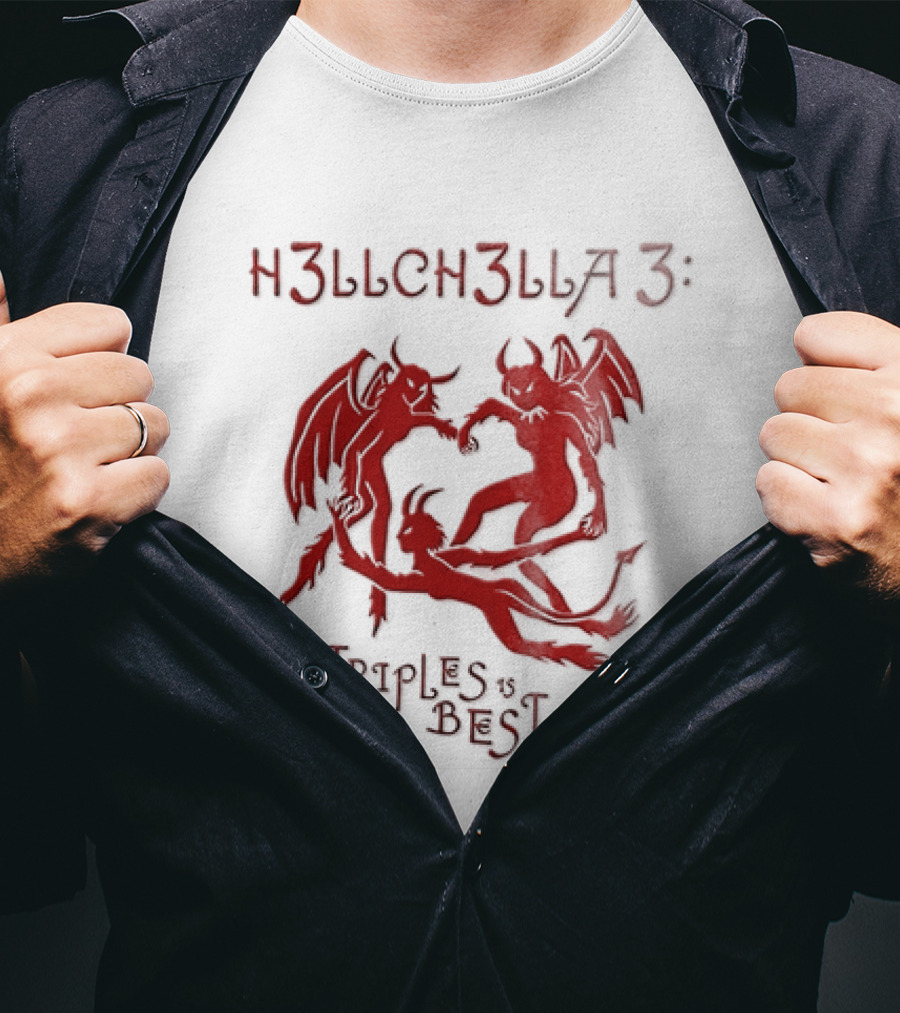 H3llch3lla Triples Is Best 2 Sided T-Shirt
