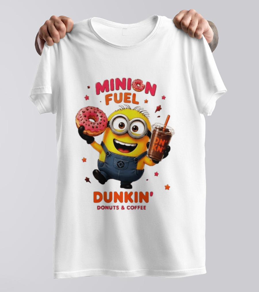 Minion Fuel Dunkin' Donuts Coffee Minions Donut Drink T-Shirt
