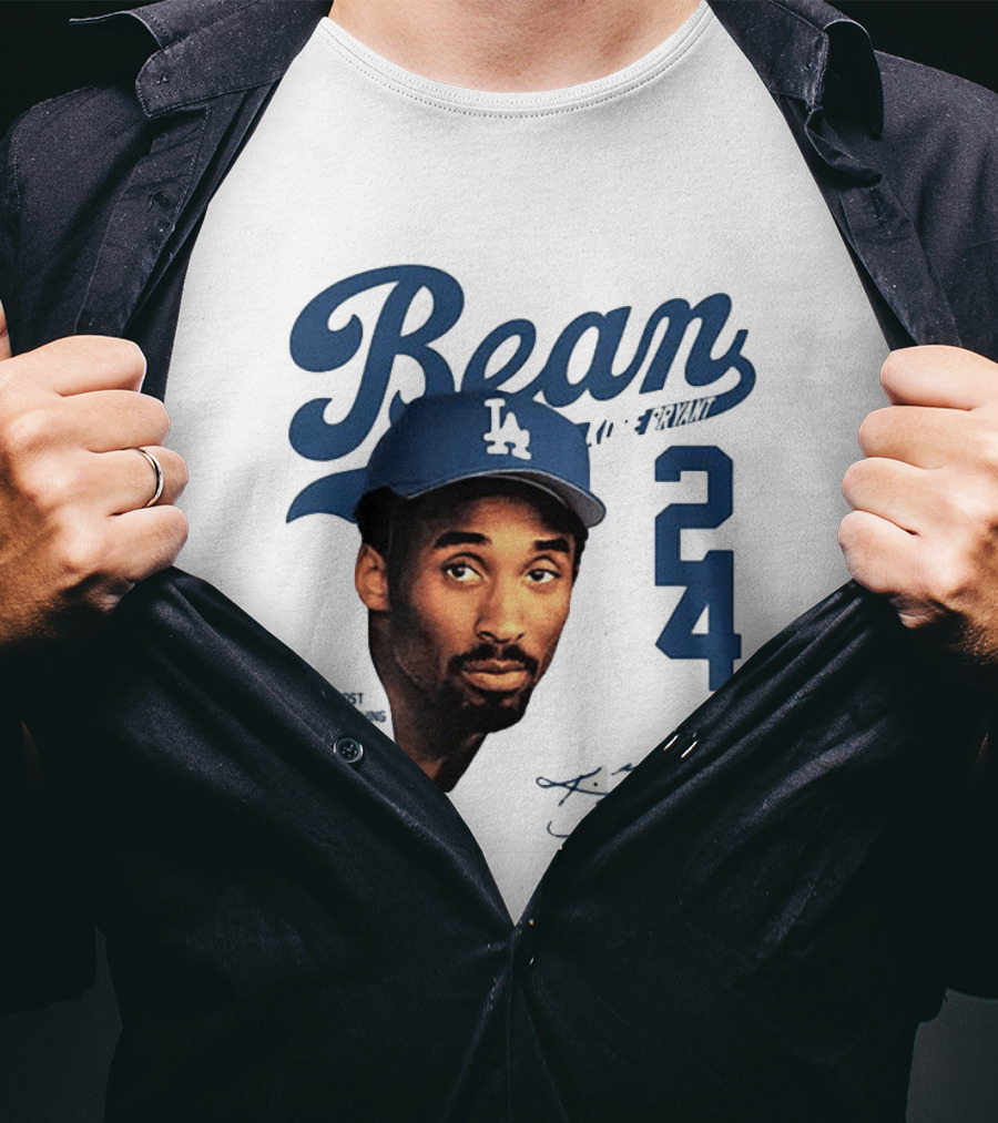 Puka Nacua Wears Bean Kobe Bryant Dodgers 24 T-Shirt