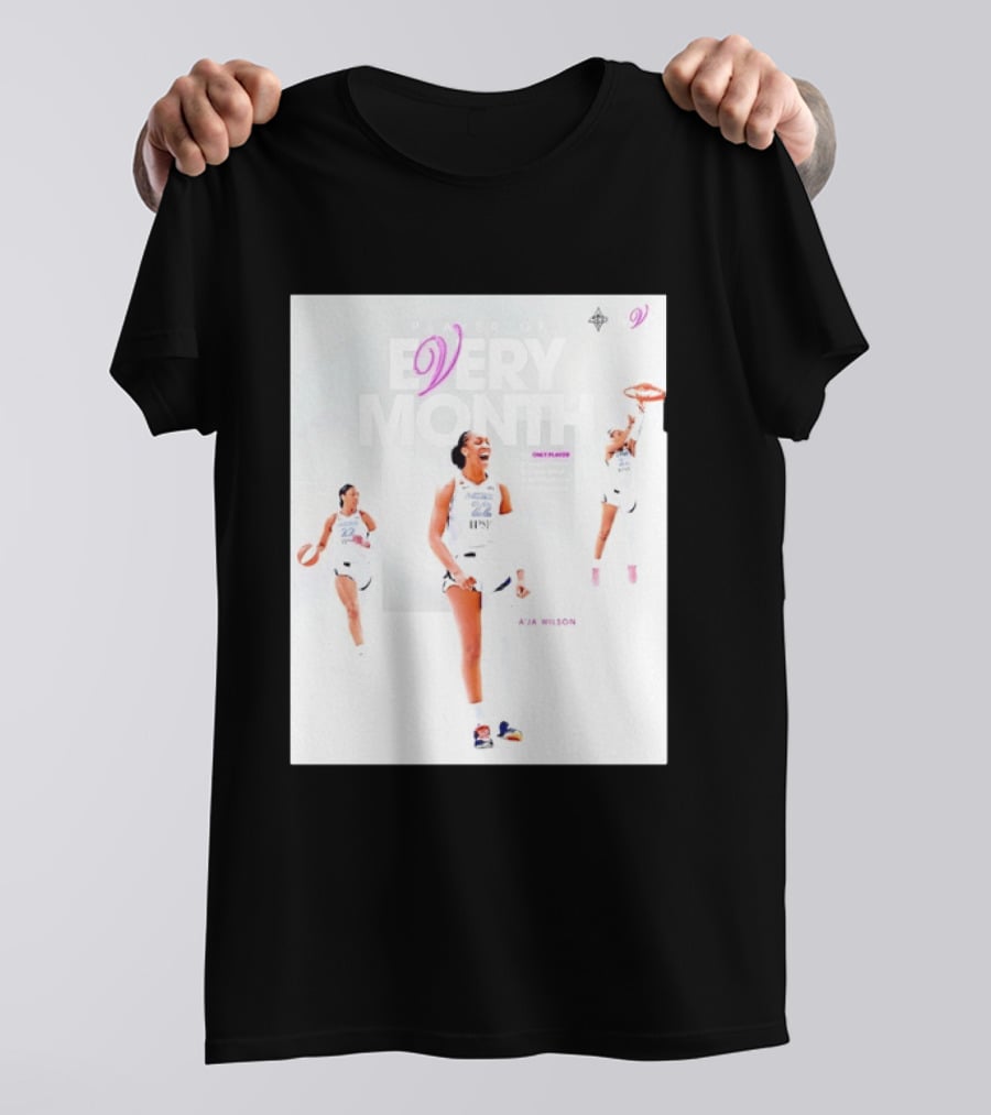A'ja Wilson Las Vegas Aces Player Of Every Month Basketball Star T-Shirt