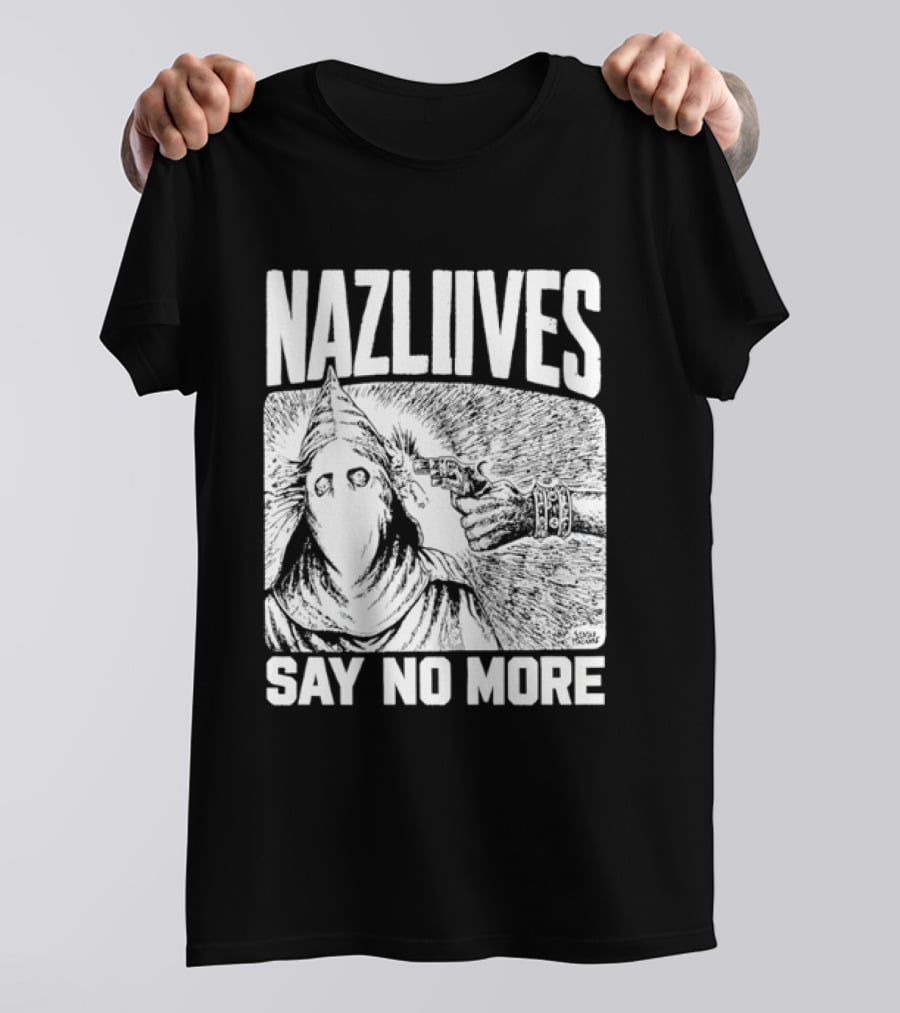 Nazliives Say No More Mysterious Eyeless Figure T-Shirt