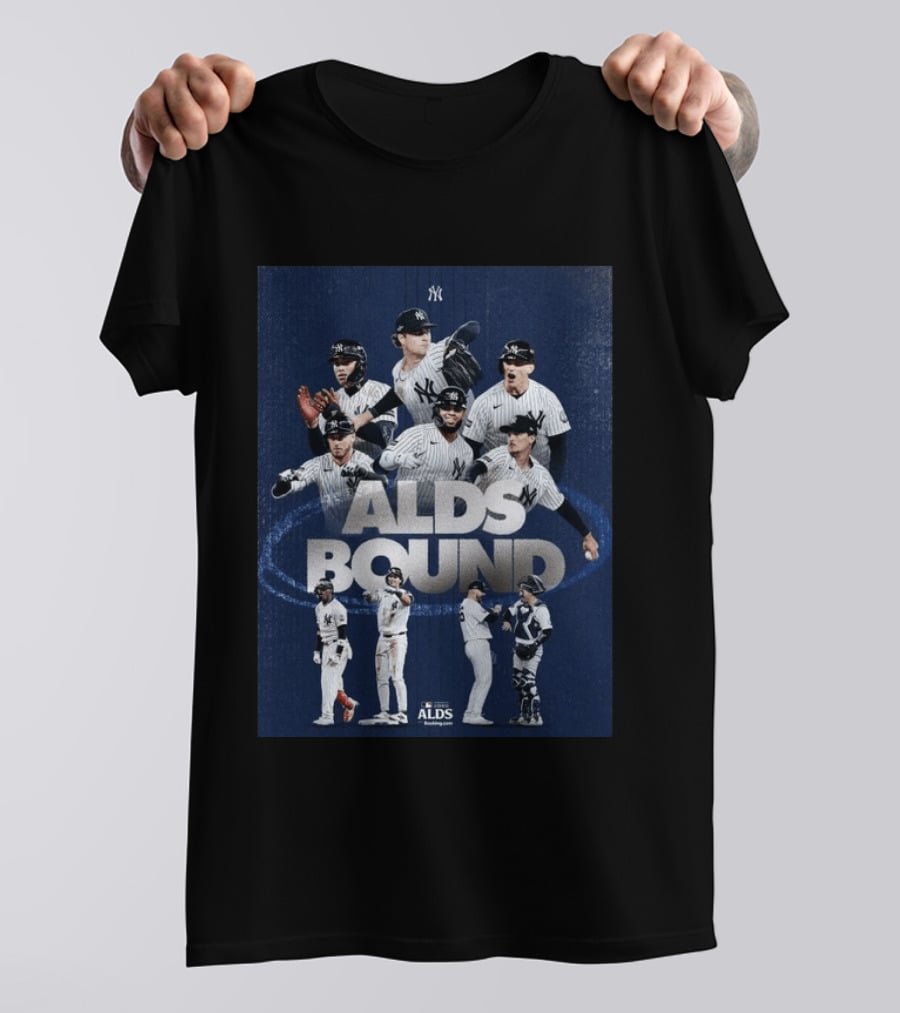 New York Yankees ALDS Bound 2026 Baseball Team Celebration T-Shirt