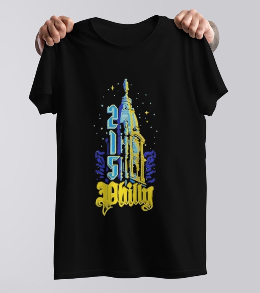 Philly 215 Philadelphia City Connect William Penn Tower T-Shirt