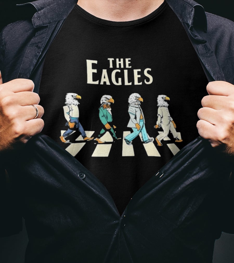 Philadelphia Eagles The Eagles Abbey Road Classic Rock T-Shirt