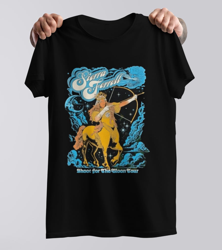 Sierra Ferrell Shoot For The Moon Tour Centaur Archer Cosmic T-Shirt