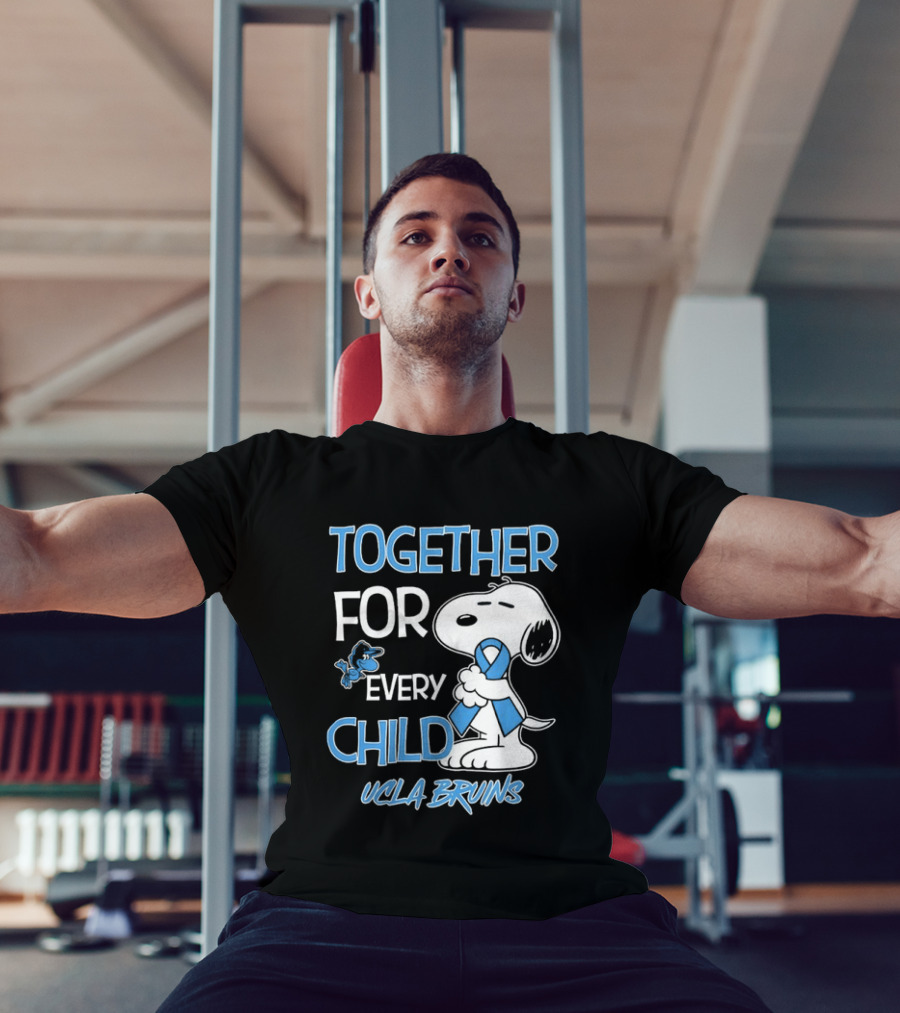 TOGETHER FOR EVERY CHILD Snoopy UCLA Bruins T-Shirt