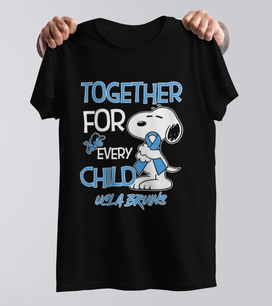TOGETHER FOR EVERY CHILD Snoopy UCLA Bruins T-Shirt