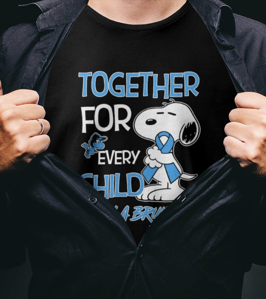 TOGETHER FOR EVERY CHILD Snoopy UCLA Bruins T-Shirt