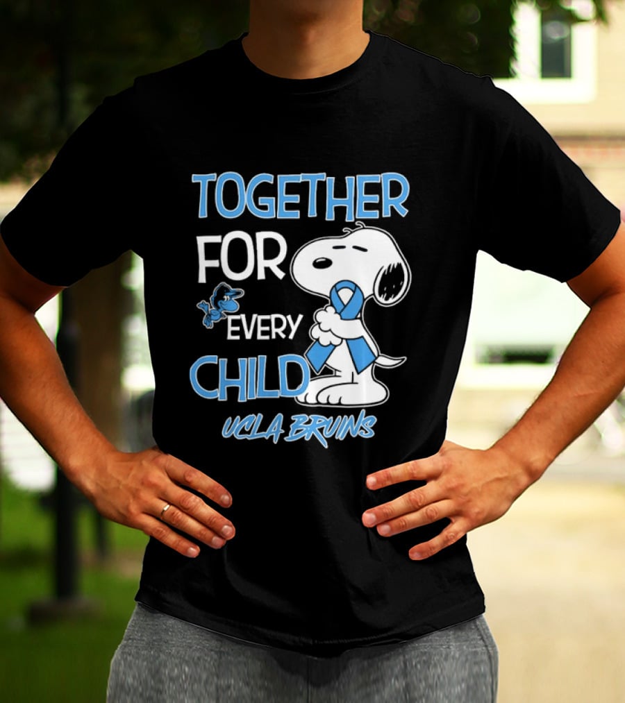 TOGETHER FOR EVERY CHILD Snoopy UCLA Bruins T-Shirt