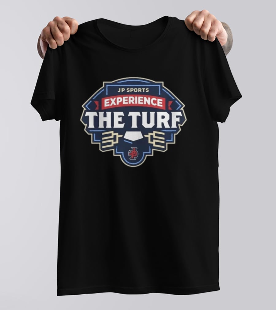 JP Sports Experience The Turf Fall Fastpitch 2026 T-Shirt