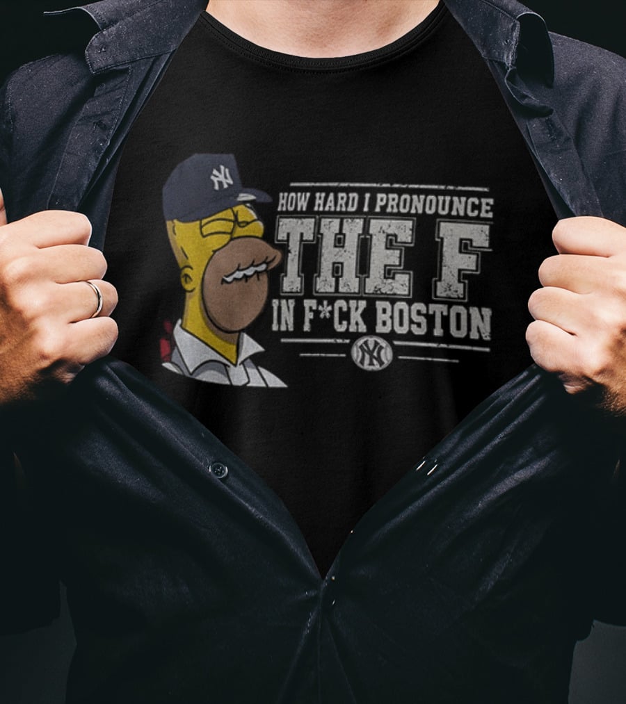 How Hard I Pronounce The F Yankees Baseball Meme T-Shirt
