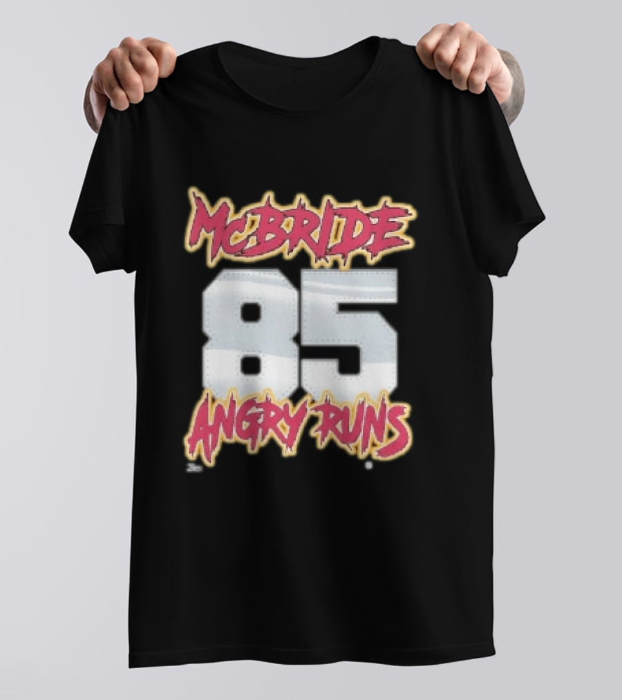 McBride 85 Angry Runs Arizona Cardinals 2026 T-Shirt
