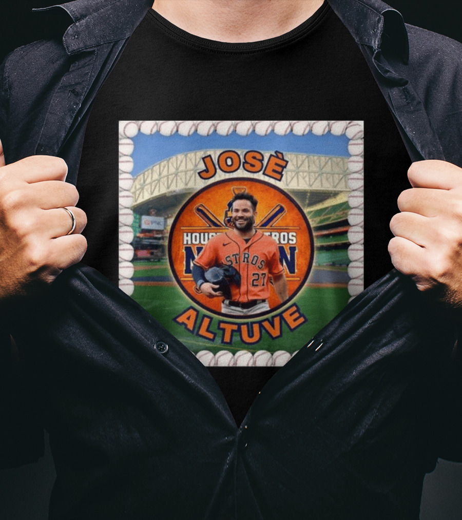 José Altuve Houston Astros Baseball Champion Stadium T-Shirt