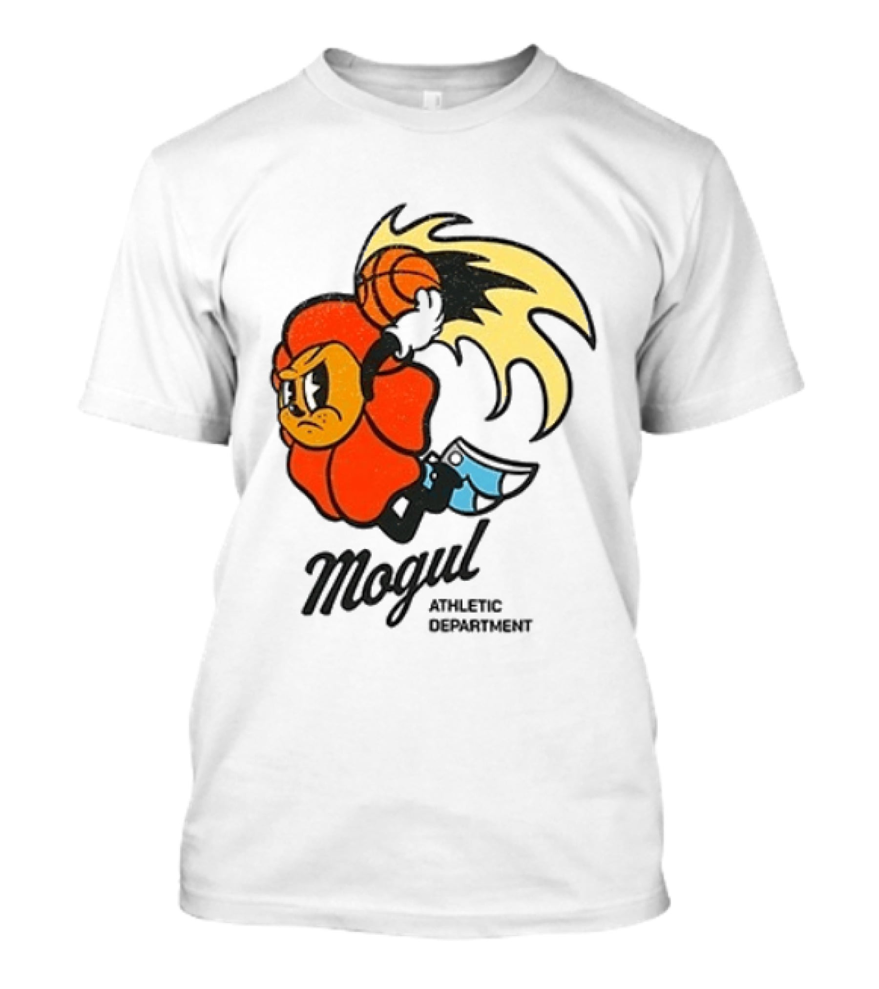 Mogul Athletic Department Dunking Character Basketball T-Shirt