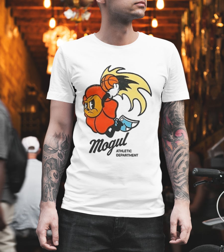 Mogul Athletic Department Dunking Character Basketball T-Shirt