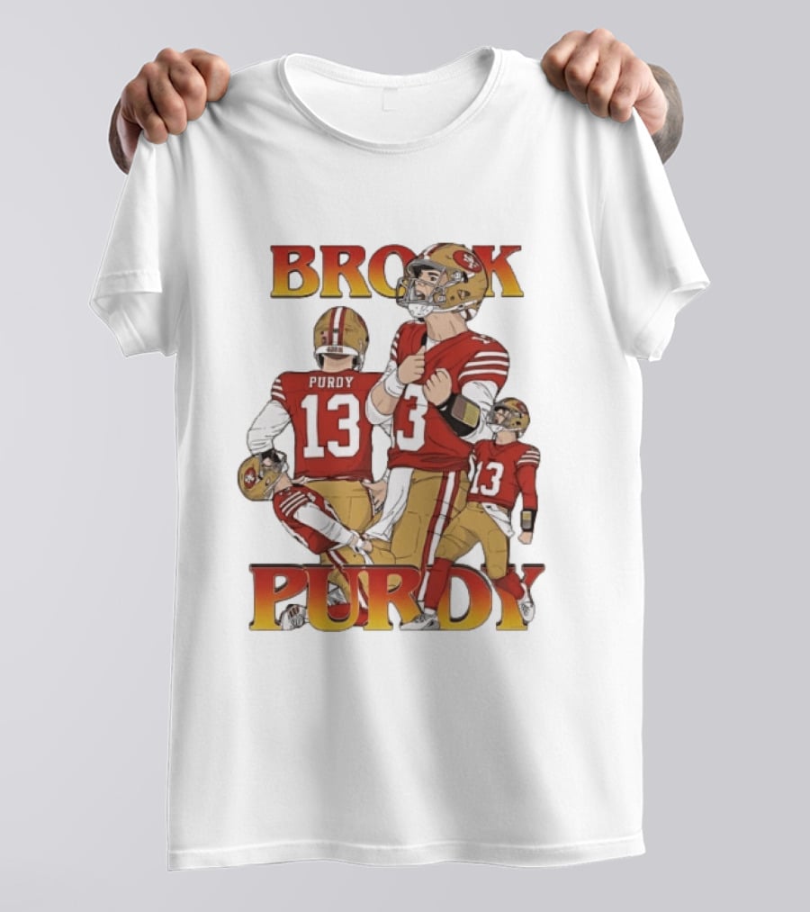 Brock Purdy San Francisco 49ers Number 13 Quarterback Football Player T-Shirt